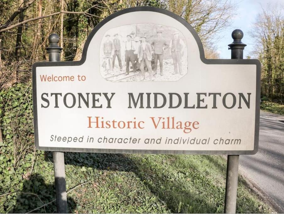 Babbling Brook Cottage Stony Middleton Buitenkant foto